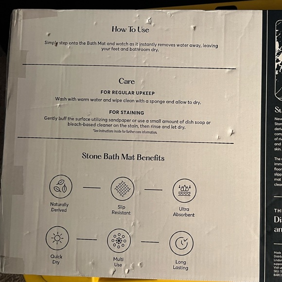 Slate Stone Bath Mat - Picture 8 of 8